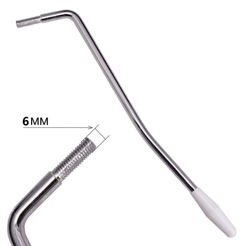 M6 Tremolo Bridge Arm Whammy Bar for Electric Guitar Chrome Black Gold Thread Diameter 6mm Guitar Accessories Beauty World Shop