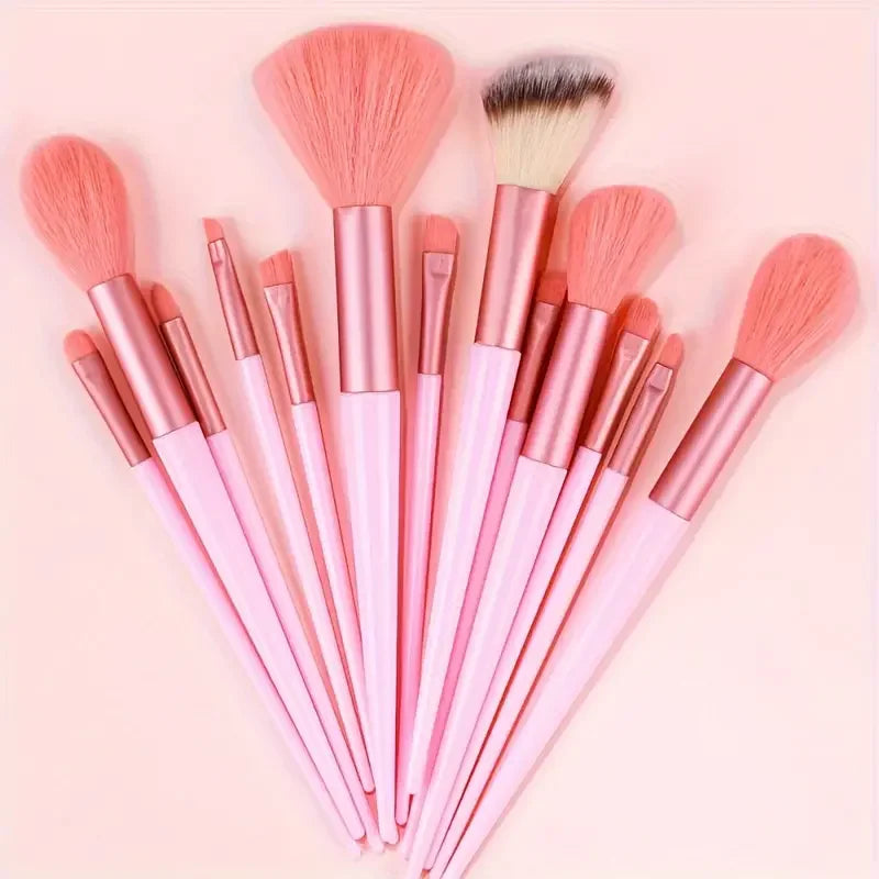 NEW 13PCS Makeup Brush Set Soft Fluffy Eye Shadow Foundation Blush Highlighter Concealer Brush Female Beauty Tool Christmas gift Beauty World Shop