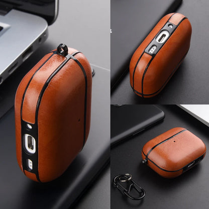 Leather PU Earphone Cover For AirPods Pro 3 2025 Case For AirPods Pro 2 2nd Pro2 Cases For AirPods 4 3 2 1 Funda Headphone Coque