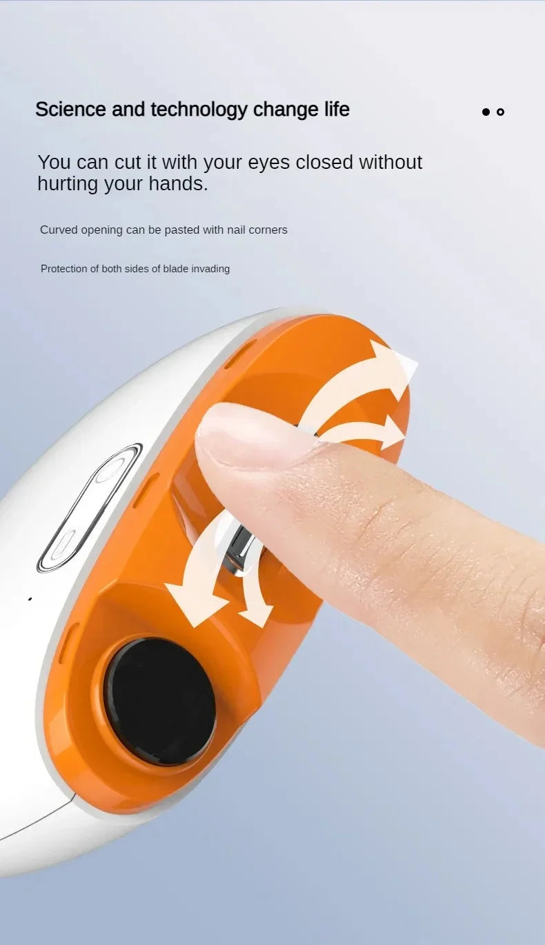 Xiaomi Electric Nail Clippers Mijia Automatic Polished Armor Trim Nail Clipper Smart Home Suitable for Children Nail Trimming