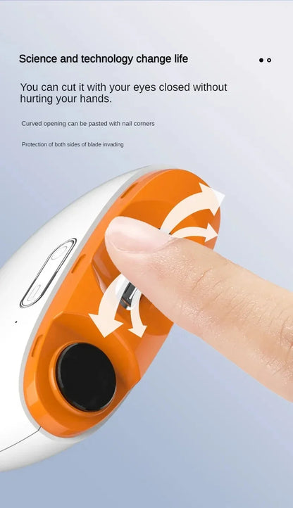 Xiaomi Electric Nail Clippers Mijia Automatic Polished Armor Trim Nail Clipper Smart Home Suitable for Children Nail Trimming