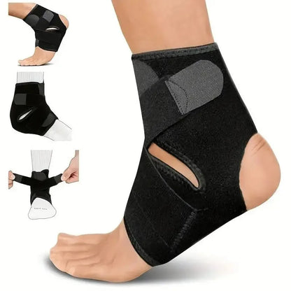 Adjustable Ankle Brace Breathable & Comfortable Elastic Ankle Support Sleeve Running Basketball Volleyball Foot Tendon Support Beauty World Shop