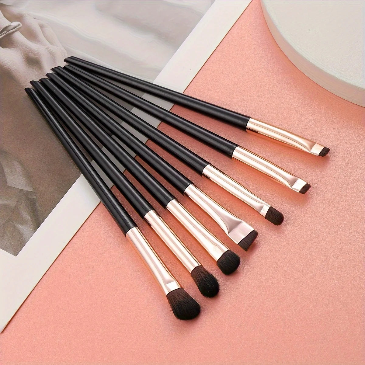 Ultra-Thin Eyebrow Brush Set -3Pcs Angled Precision Eyeliner MakeupBrushes, Synthetic Bristles Slanted Eyeshadow Eye Brow Tintin Beauty World Shop