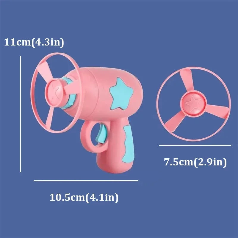 Funny Cat Toy Interactive Launch Pet Training Toy For Kitten Mini Flying Disc Shooting Gun Chasing Games Cat Toys Pet Supplies Beauty World Shop