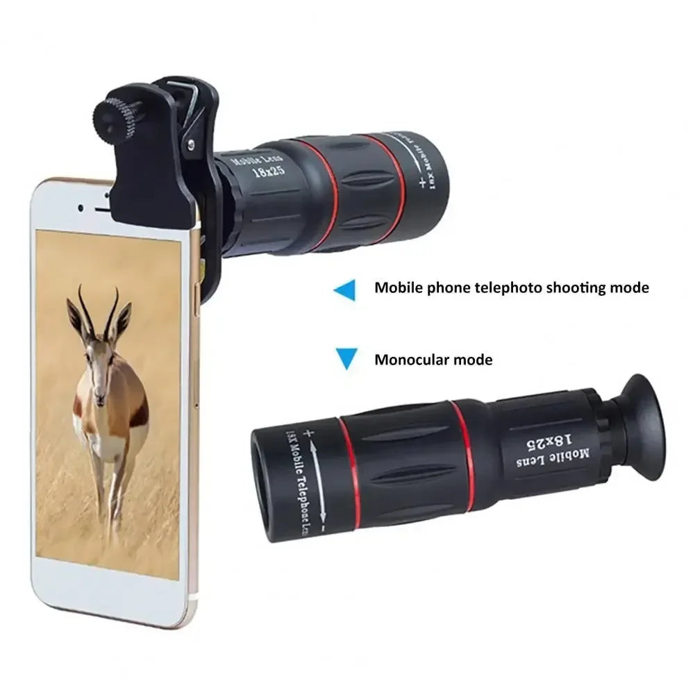 New Mobile Phone Telephoto Lens Universal External Zoom Camera Lens 18 Times Far Away from the Concert Beauty Trend Shop