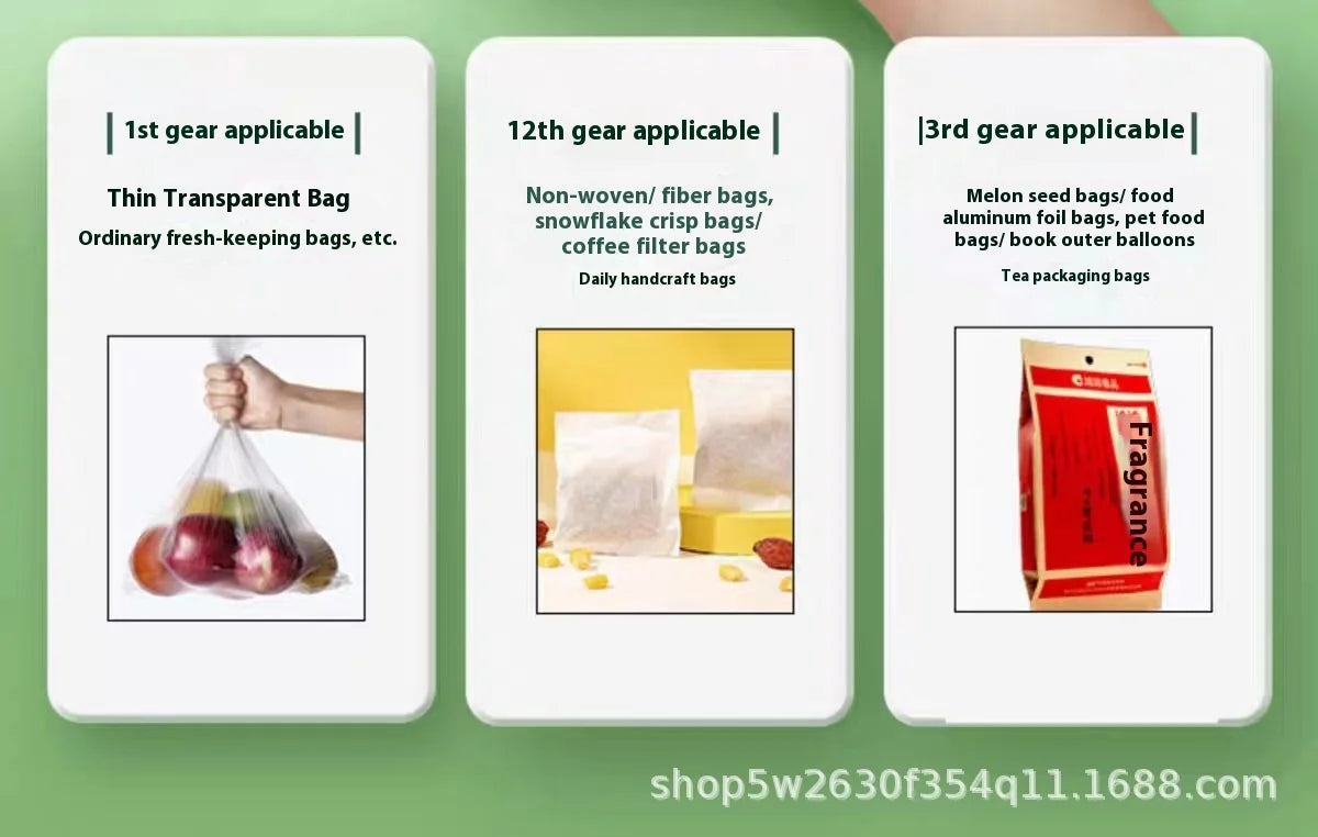Mini Plastic Bag Sealer Heat Bag Sealing Machine Food Packaging Plastic Bags Sealer Clip Bag Handheld Rechargeable Heat Sealer Beauty World Shop