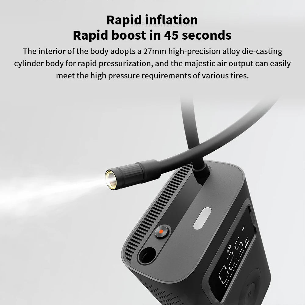 New MIJIA Air Pump 2 Pro Portable Electric Air Compressor Mi Inflatable Treasure 150psi High Pressure Motorcycle Car Soccer Beauty World Shop