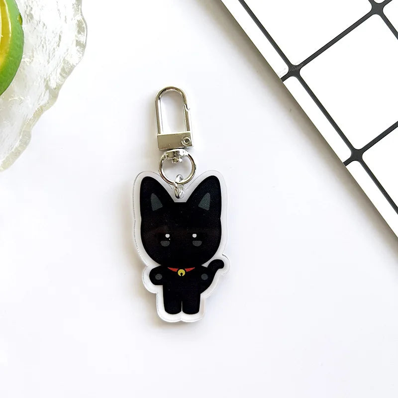 10CM Pop-up Store Doll Keychain ANITEEZ Cartoon Cute Plush Pendant Keyring Bag Accessories Kpop Yunho Yeosang Fans Gifts Beauty World Shop
