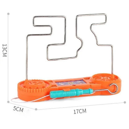 Kids Collison Electric Shock Toy Education Electric Touch Maze Game Party Funny Game Science Experiment Toys for Children Gift Beauty World Shop