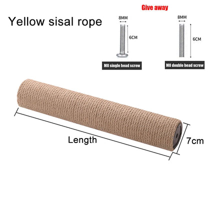 Cat Scratching Post for Cat Tree Tower DIY Cat Climbing Frame Replacement Post Sisal Rope Entangle Kitten Toy Scratch Furniture Beauty World Shop