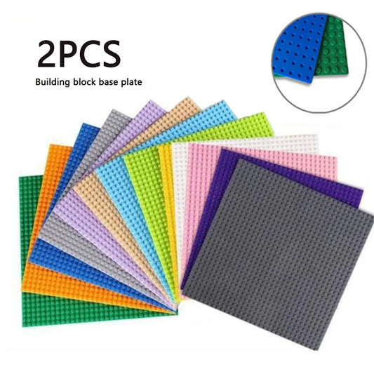 2Pcs Base Plate 32*32 32*16 Studs Classic Figures Building Blocks Plates Bricks Baseplate Blocks Children Toys For Kid Gifts Beauty World Shop