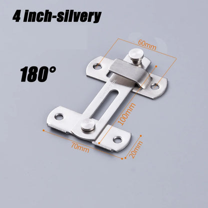Sliding Barn Door Latch Sliding Right Angle Door Latch Door Bolt Wine Cooler Closet Window Door Latch Plug Baby Safety Latch Beauty World Shop