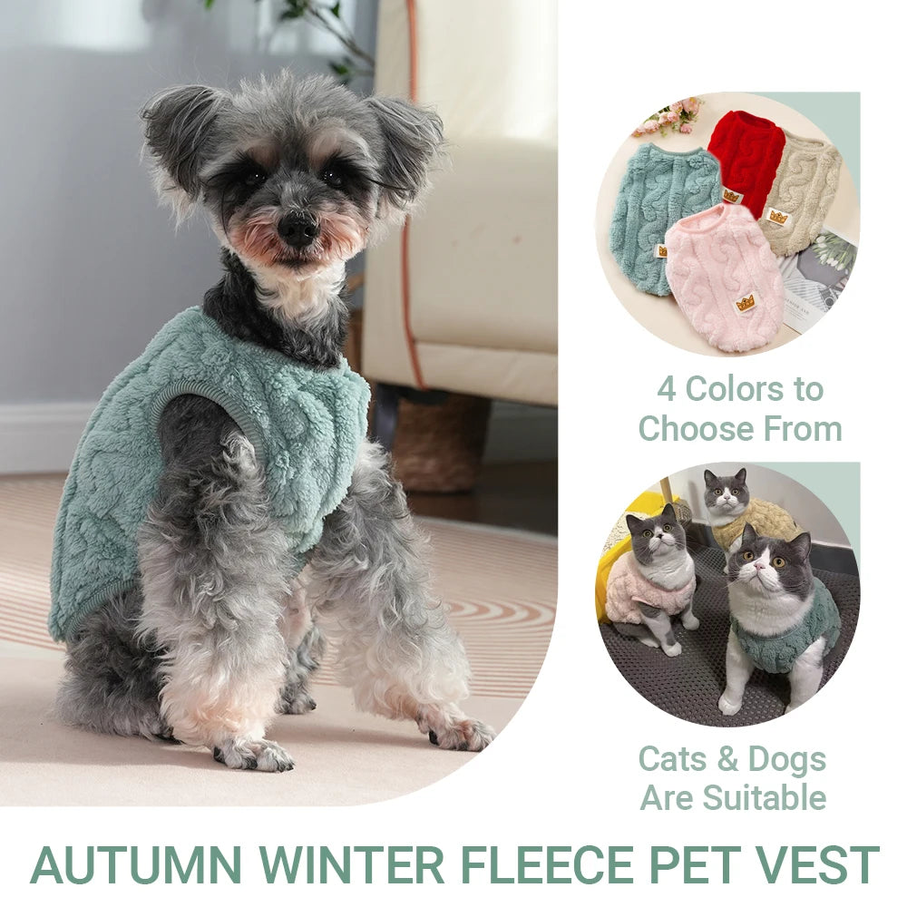 Soft Cozy Cat Clothes Autumn Winter Warm Fleece Sweatshirt for Small Dogs Puppy Kitten Jacket Coat Pet Sphynx Costume Sweater Beauty World Shop