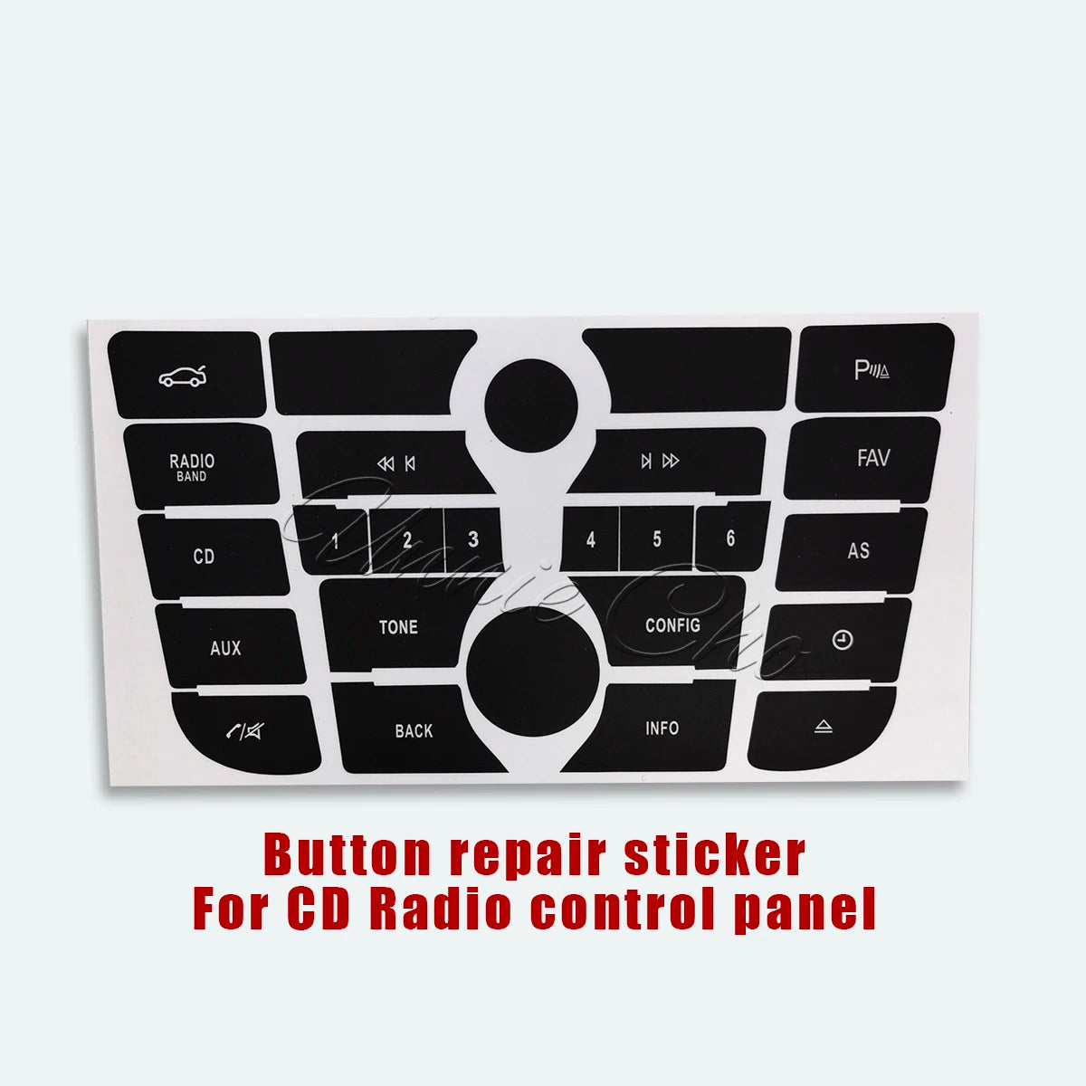 For Opel Astra J Button Sticker Climate Radio Panel Repair For Vauxhall Astra J GTC Car Accessories Refinishing Meriva B Switch Beauty World Shop