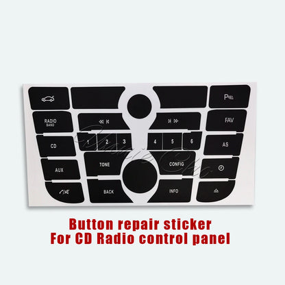 For Opel Astra J Button Sticker Climate Radio Panel Repair For Vauxhall Astra J GTC Car Accessories Refinishing Meriva B Switch Beauty World Shop