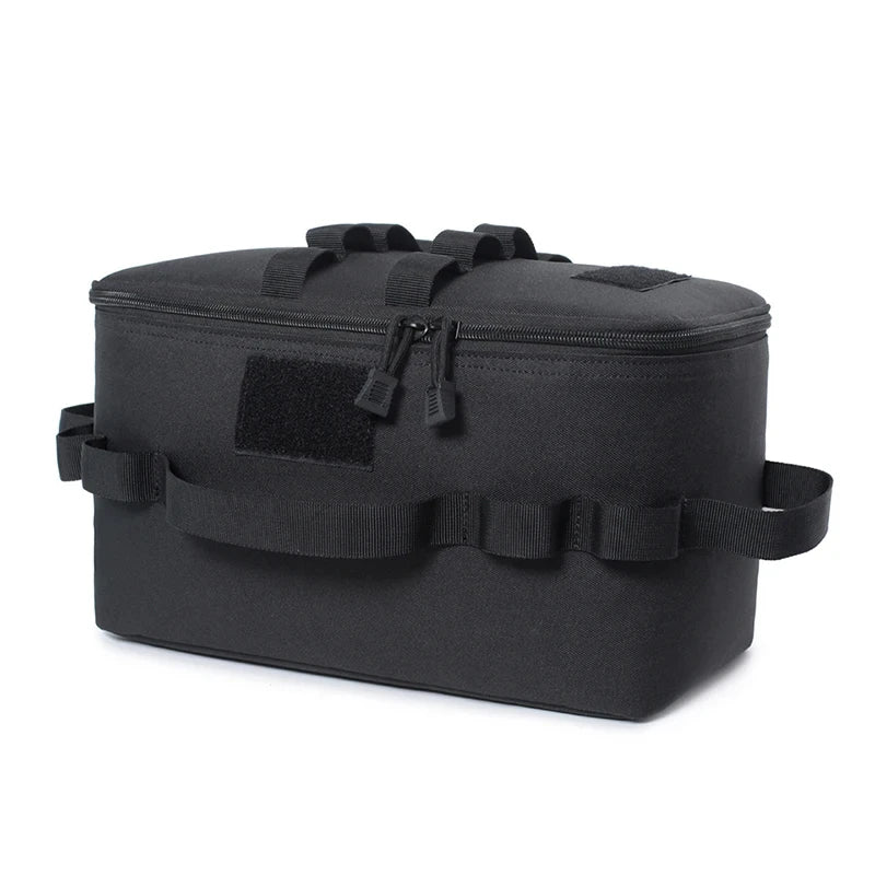 Outdoor Camping Gas Tank Storage Bag Large Capacity Ground Nail Tool Bag Gas Canister Picnic Cookware Utensils Kit Bag Beauty World Shop
