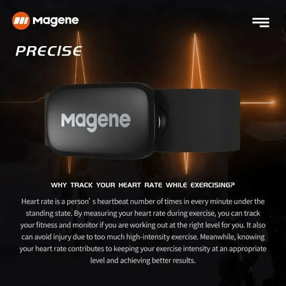 Magene H303 H64 Heart Rate Monitor Mover Sensor Dual ANT Bluetooth With Chest Strap Cycling Computer Bike Wahoo Garmin Sports Beauty World Shop