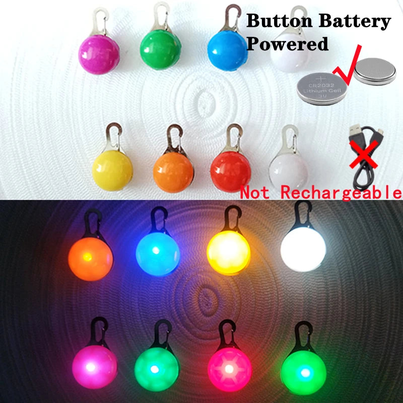 Usb Charging Glowing Dog Collar With Pendant Detachable Luxury Led Light Bright For Small Dogs Cat Night Safety Collar Wholesale Beauty World Shop
