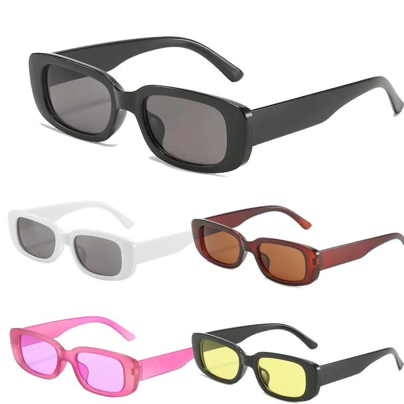 Square Sunglasses Women Rectangle Luxury Brand Designer Sun Glasses For Female Gradient Clear Small Lens Unisex Oculos De Sol Beauty World Shop