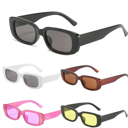 Square Sunglasses Women Rectangle Luxury Brand Designer Sun Glasses For Female Gradient Clear Small Lens Unisex Oculos De Sol Beauty World Shop