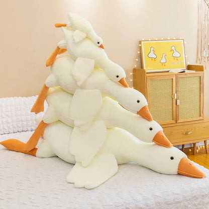 Hot 50/90/130CM Funny Goose Plush Stuffed Soft Duck Sleeping Pillow Sofa Cushion Kids Girlfriend Birthday Gift Toy Beauty World Shop