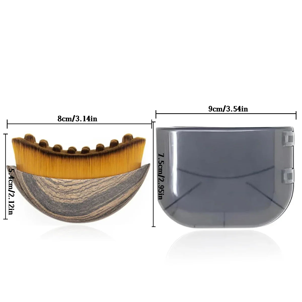 New Lymphatic Contour Care Facial Massage Brush with Storage Box for Facial Stimulating And Contouring Beauty Trend Shop