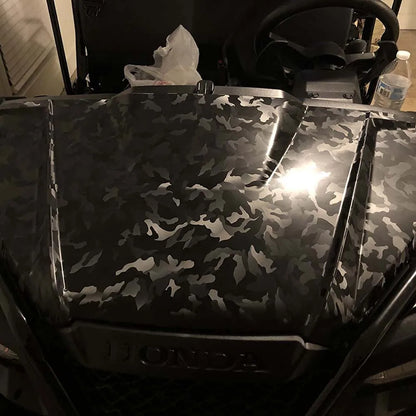 Premium Black Forged Carbon Fiber Vinyl Car Body Wrap Film For Vehicle Motorcycle Hex Cosmic Diamond Carbon Vinyl Protector Film Beauty World Shop