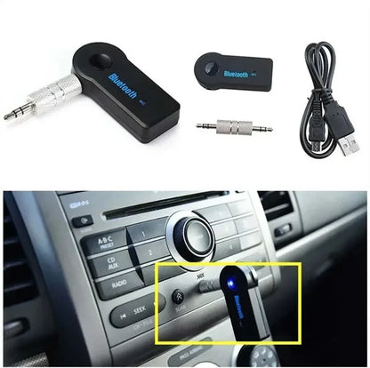 XIKCU Bluetooth Audio Receiver Stereo 3.5mm Jack AUX Bluetooth Adapter MP3 Car Transmitter Wireless Speaker Headphone Adapter Beauty World Shop