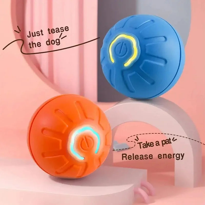 Dog Toy Ball Automatic Moving Bouncing Rolling Ball USB Smart puppy Interactive Dog Chew Toy Ball Beauty World Shop
