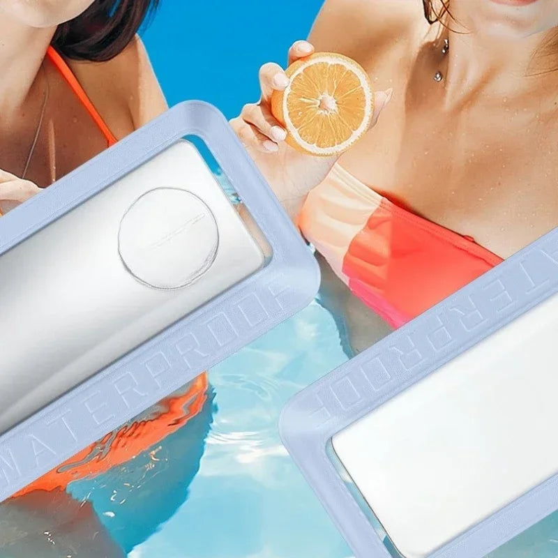 1PC transparent mobile phone waterproof bag large general diving swimming hot spring smartphone waterproof bag Beauty World Shop