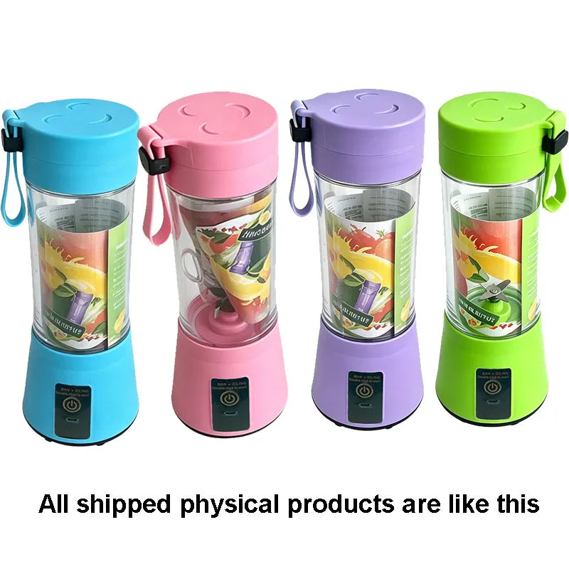Mini Electric Juicer USB Charging Smoothie Milkshake Maker Automatic Fresh Squeezer Fruit Portable Orange Lemon Kitchen Blender Beauty World Shop