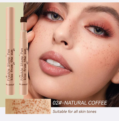 Waterproof Freckle Pen Natural Lifelike Fake Freckles Pen for Lasting Look Dot Spot Pen Makeup for Women Makep Light/Dark Brown Beauty World Shop