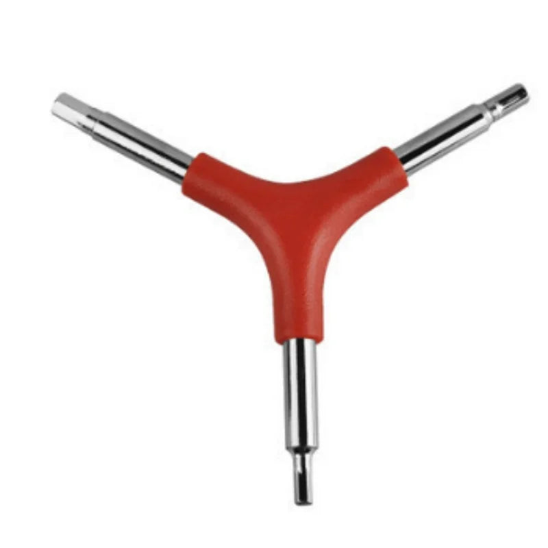 Bicycle Repair Combination Portable Wrench Three-pronged Outer Hexagonal Tool Y-socket Wrench Mountain Bike Tool Beauty World Shop