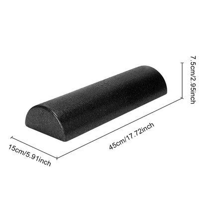 Half Round Balance Training Roller Block Portable Fitness Muscle Foam Roller EPP Gymnastic Massager Roller for Home Gym Exercise Beauty World Shop