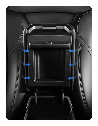 YZ For Tesla Model 3 Y Highland Juniper Car Center Console Armrest Pad Soft Case Central Armrest Box Cover 2026 Auto Accessories Beauty World Shop