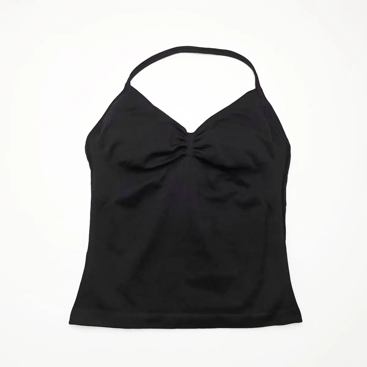 NCLAGEN Impact Longline Strappy Top Sports Yoga Vest Women's Fitness Tank Top Gym Beautiful Open Back Bra Running Workout Halter Beauty World Shop