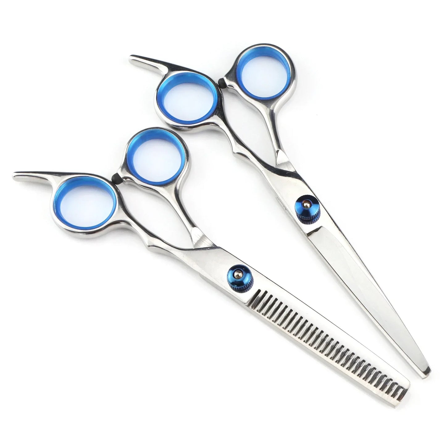 2pcs set Professional 6 inch Hair Scissors Thinning Barber Cutting Hair Shears Scissor Tools Hairdressing Scissors Beauty World Shop