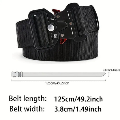 Men's Belt Outdoor Multi Function Belt High Quality Canvas For Nylon Male Luxury Belts Women's Sports Jeans Belt Neutral Belts Beauty World Shop