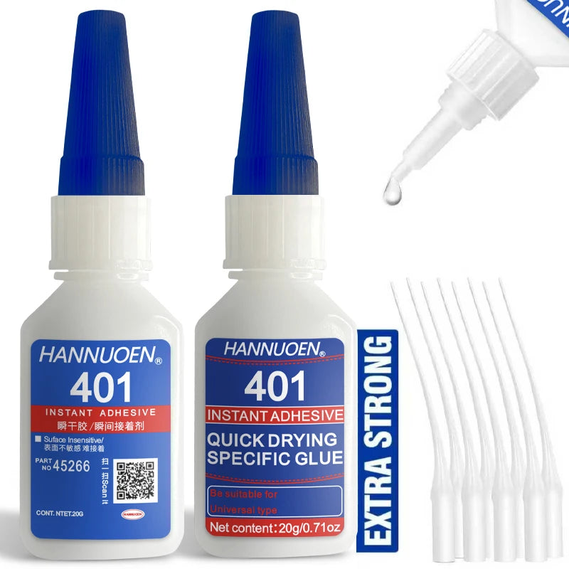 Brand-new Upgraded 401 Super Cyanoacrylate Glue Instant Drying In 5 Seconds Waterproof Stable and Versatile Bonding Tool Beauty World Shop