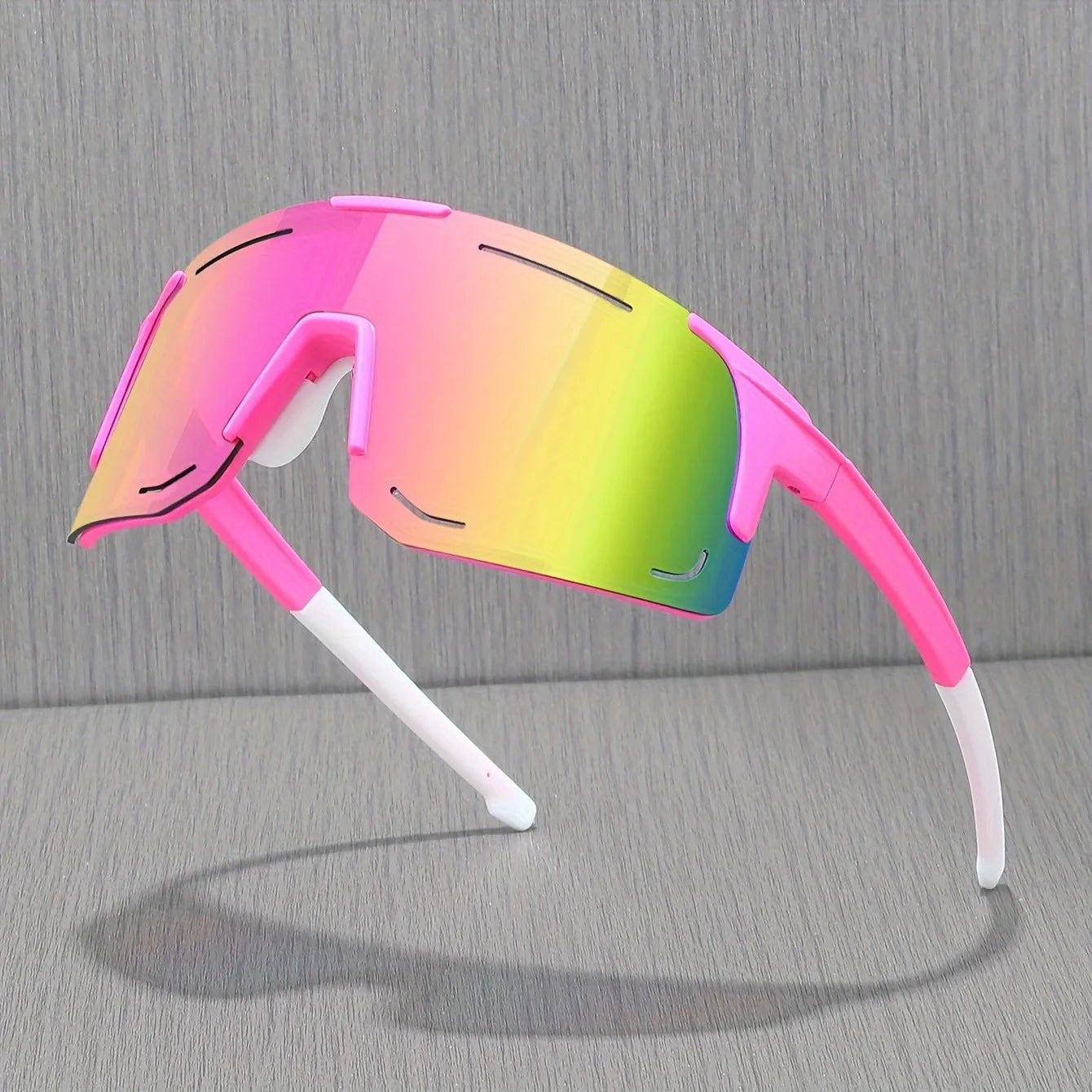 Sports Wrap Around Sunglasses For Women Men Large One Piece Sun Shades For Cycling Fishing Skiing Fashion Sun Glasses UV400 Beauty World Shop