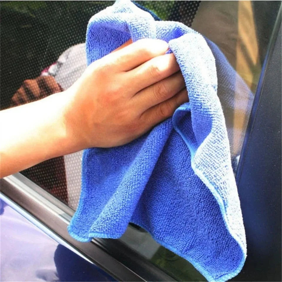 1-20Pcs Microfiber Towels Car Wash Drying Cloth Towel Household Cleaning Cloths Auto Detailing Polishing Cloth Home Clean Tools Beauty World Shop