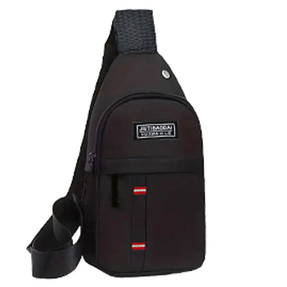 Men's and women's adjustable breast pockets, single-shoulder diagonal cross Oxford fabric breast pockets Beauty Fashion