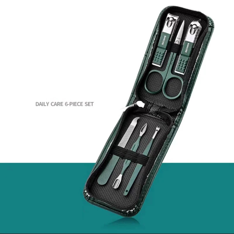 Nail Scissors Set Household High End Mens And Womens Special Nail Clippers Manicure Beauty Tools 6 Piece Portable Household Beauty World Shop