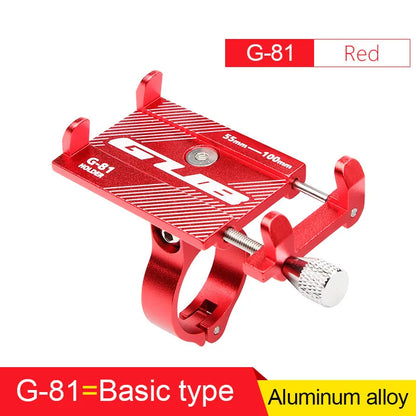 GUB Aluminum Bicycle Phone Holder Metal Bike Cell Mobile iPhone Stand for Motorcycle Scooter Handlebar Bike Headsets Stem Mount Beauty World Shop