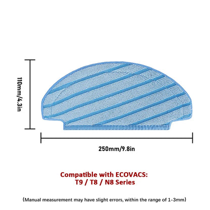 Accessories For ECOVACS Deebot T8 AIVI N8 Pro AIVI N9 N10 N10 Plus Side Brush,Main Brush,  Filter, Dust Bag,Hepa Filter Beauty World Shop