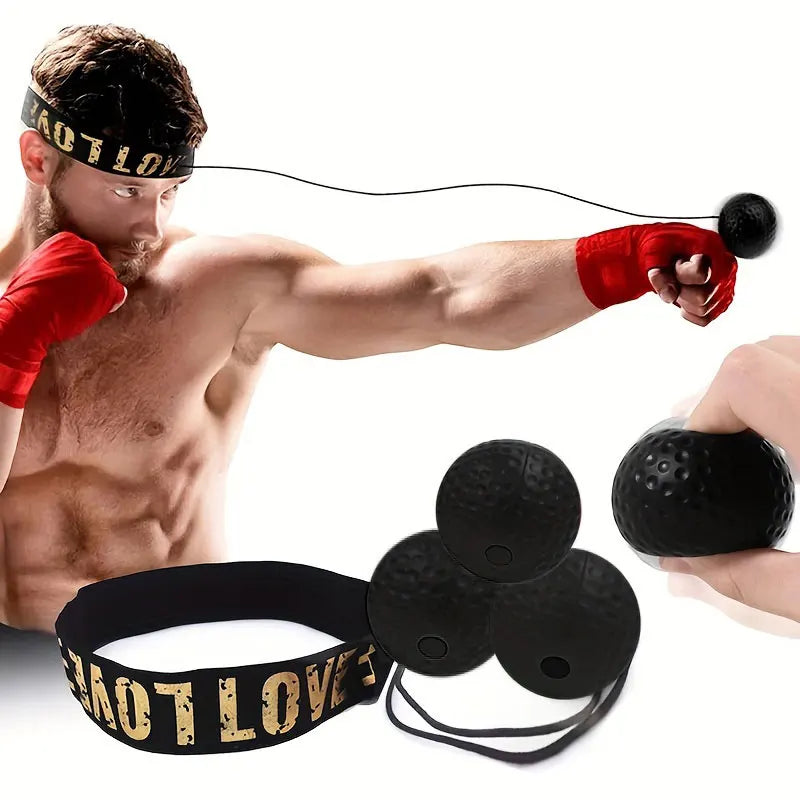 Headworn Speed Ball Boxing Magic Ball Reaction Ball Fight Training Coordination Ability Vent Fist Speed Precision Decompression Beauty World Shop