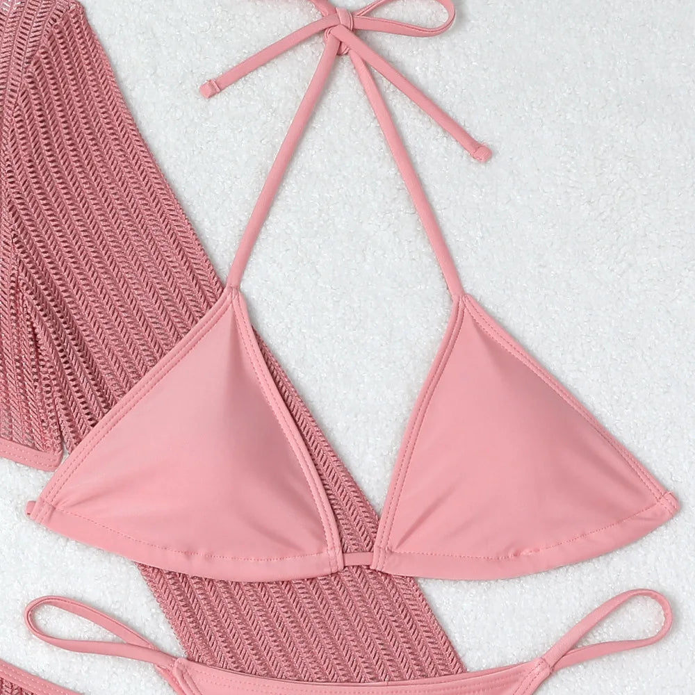 2026 Sexy Bikinis Female Swimsuits Women's Three-Piece Swimwear Beach Swim Wear Bathing Suits Brazilian Bikini Set Pool Bather Beauty World Shop