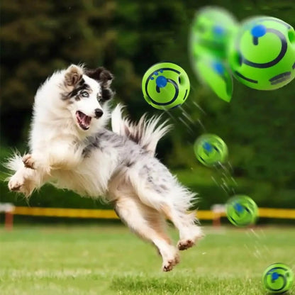 Funny Interactive Giggle Ball - Balls for Dog IQ Training, Pet Interactive Toy, Stimulating Play, Mental Stimulation, and Exerci Beauty World Shop