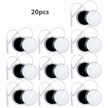 32mmNon-woven Fabric Self Adhesive Replacement Massage Patch Tens EMS Electrodes Pads for Muscle Electrostimulator Body Massager Beauty World Shop