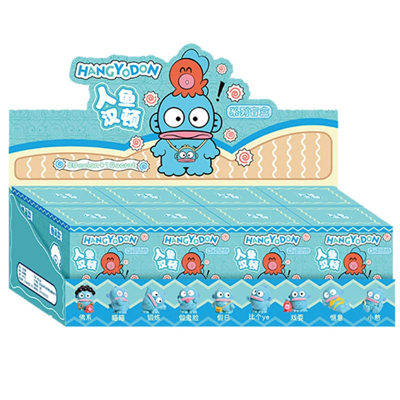 8pcs Mermaid Hangyodon Blind box Big Mouth Fish Anime Figure Desktop Decoration Student Surprise Gift Mystery Box Wholesale Beauty World Shop